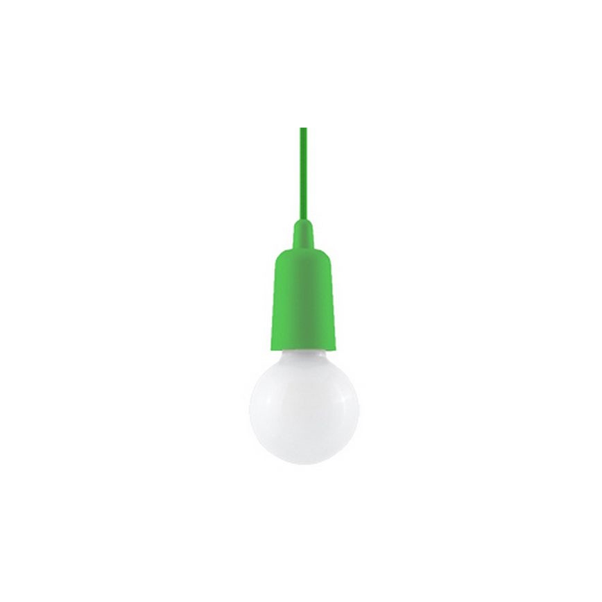 Luster na sajli DIEGO 1xE27/60W/230V zelena