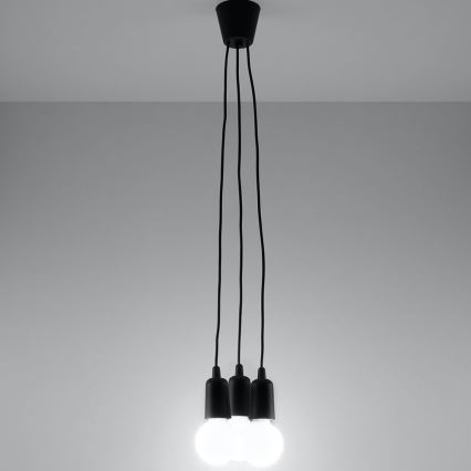 Luster na sajli DIEGO 3xE27/60W/230V