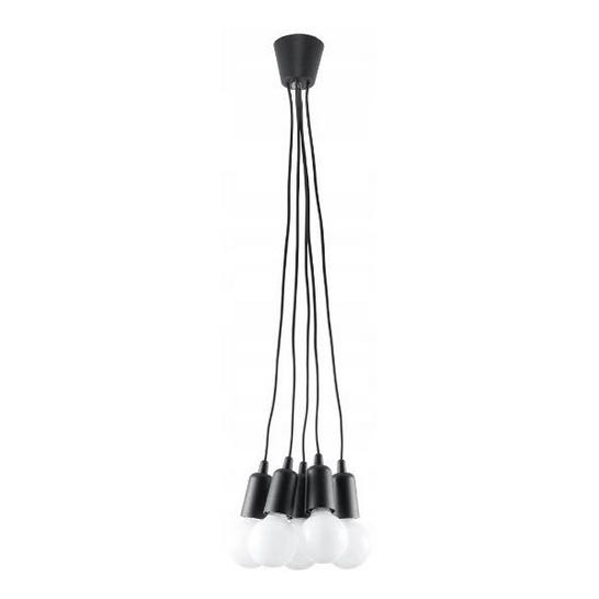 Luster na sajli DIEGO 5xE27/60W/230V