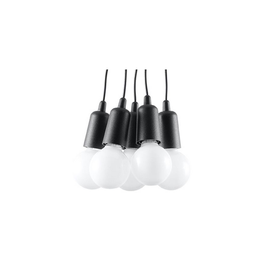 Luster na sajli DIEGO 5xE27/60W/230V