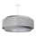 Luster na sajli DOBLO 1xE27/60W/230V pr. 60 cm sivo/srebrno