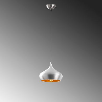 Luster na sajli DODO 1xE27/40W/230V matni hrom