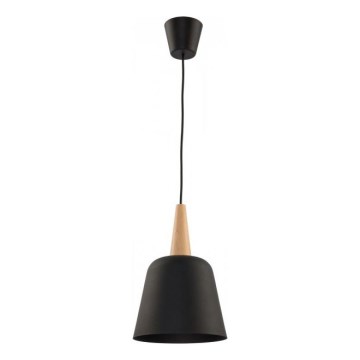 Luster na sajli DONG 1xE27/60W/230V crno