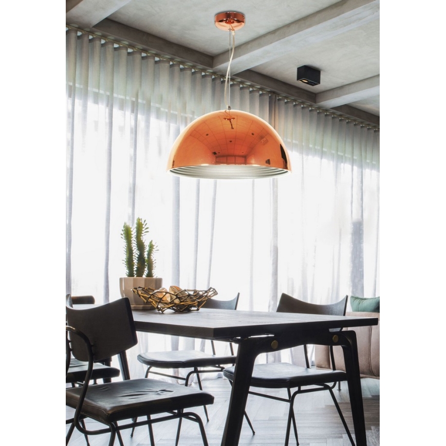 Luster na sajli DORADA 1xE27/60W/230V bakreno