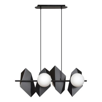 Luster na sajli DRIFTON 4xE14/10W/230V crno
