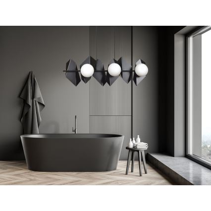 Luster na sajli DRIFTON 6xE14/10W/230V crno