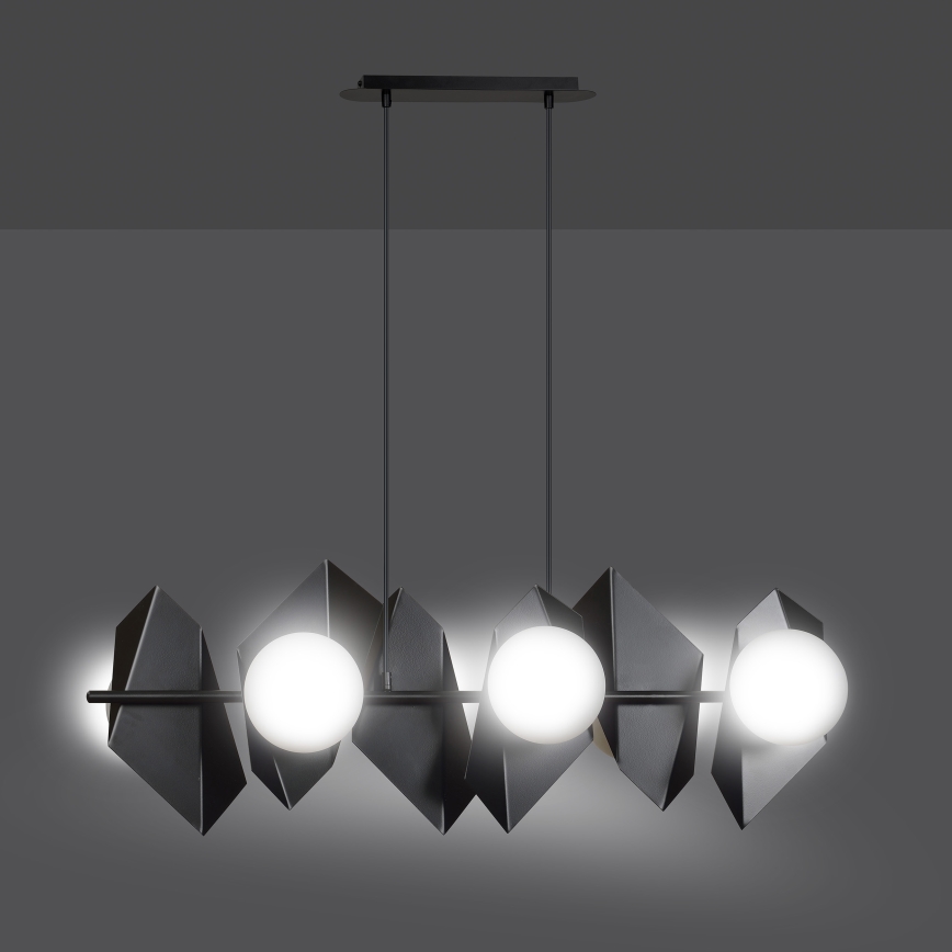 Luster na sajli DRIFTON 6xE14/10W/230V crno
