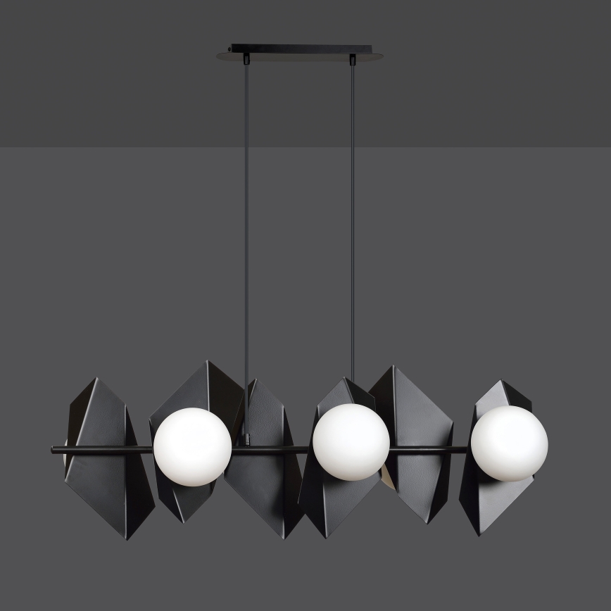 Luster na sajli DRIFTON 6xE14/10W/230V crno