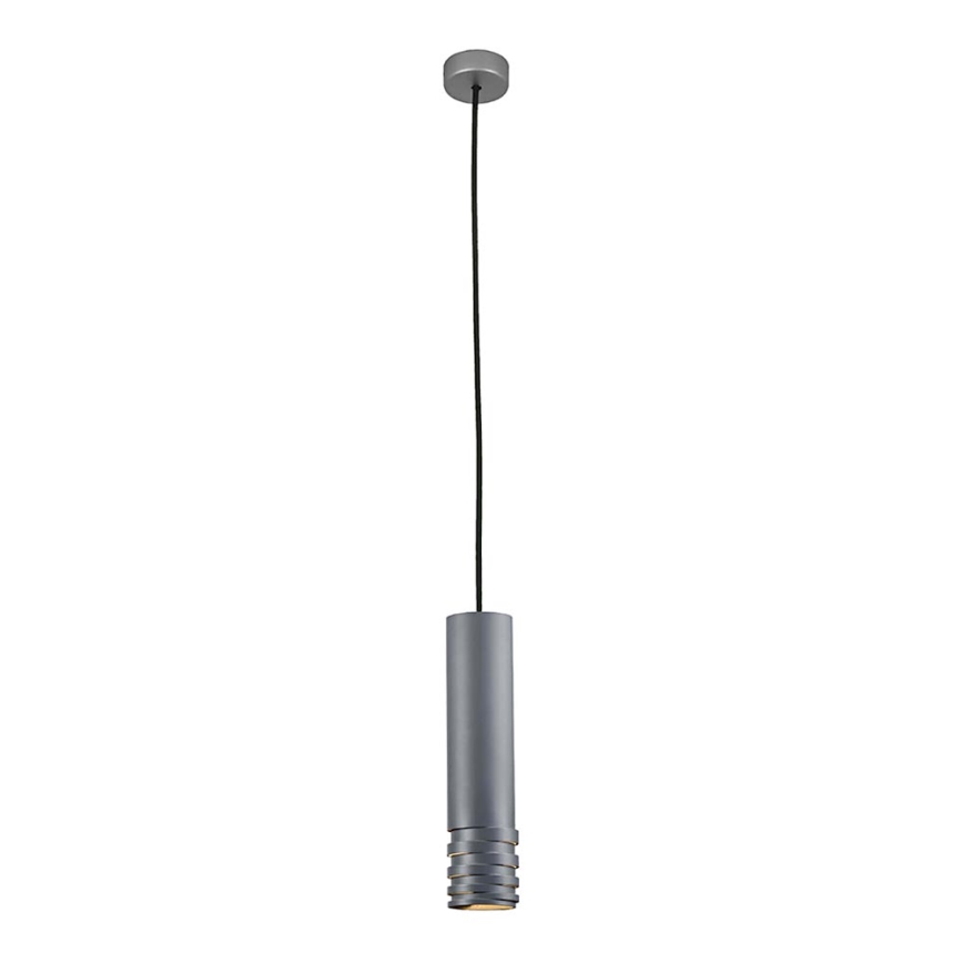 Luster na sajli DRILL 1xGU10/4W/230V sivo