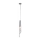 Luster na sajli DUERO 1xGU10/3W/230V