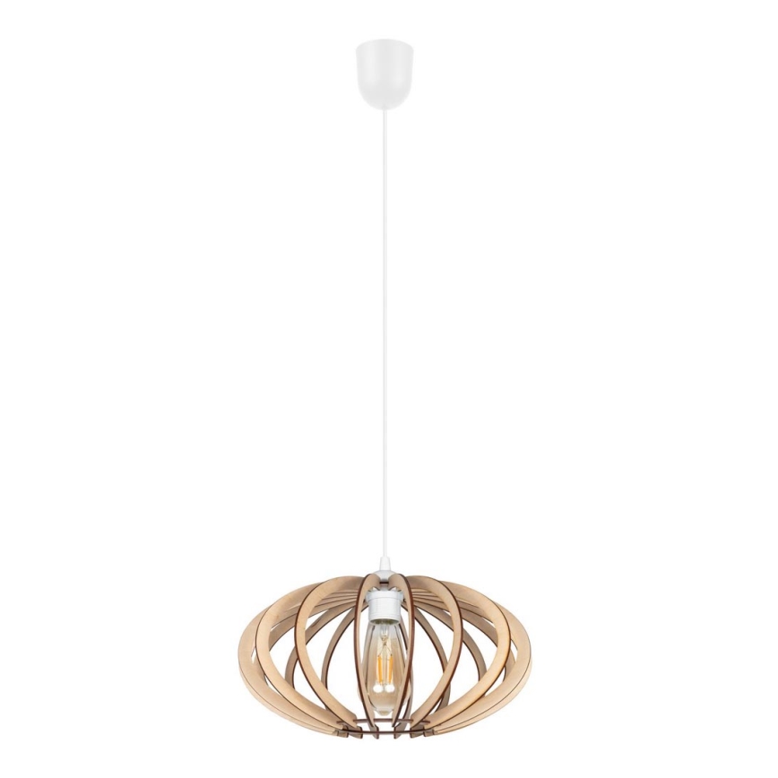 Luster na sajli EARTH 1xE27/60W/230V bela/bež