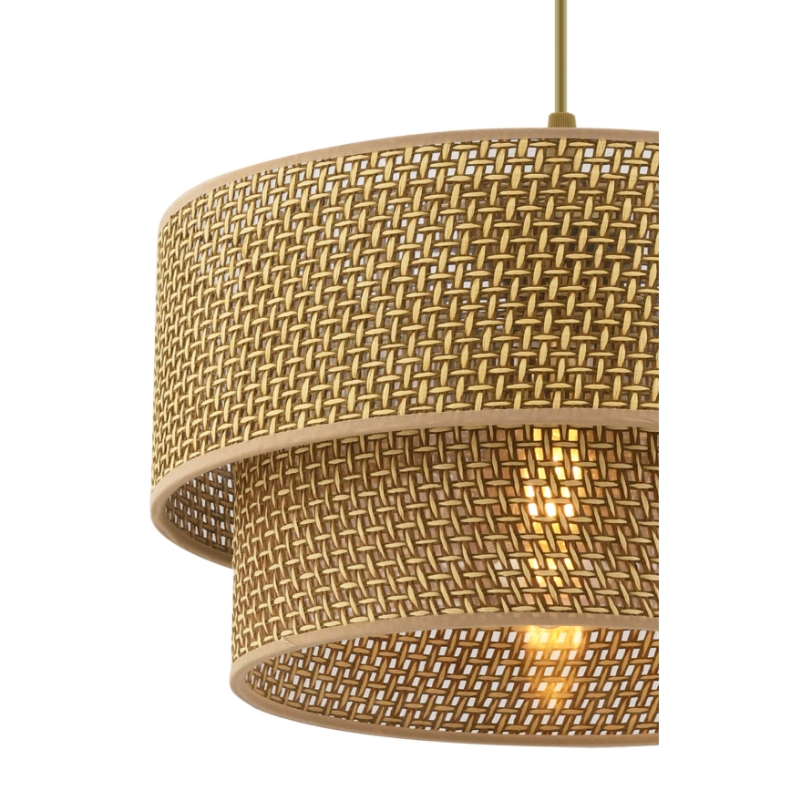 Luster na sajli ECHO 1xE27/60W/230V, braon