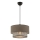 Luster na sajli ECHO 1xE27/60W/230V braon/siva