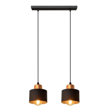 Luster na sajli EDISON 2xE27/15W/230V