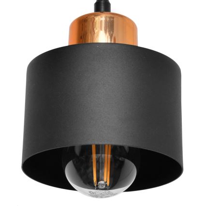 Luster na sajli EDISON 3xE27/15W/230V