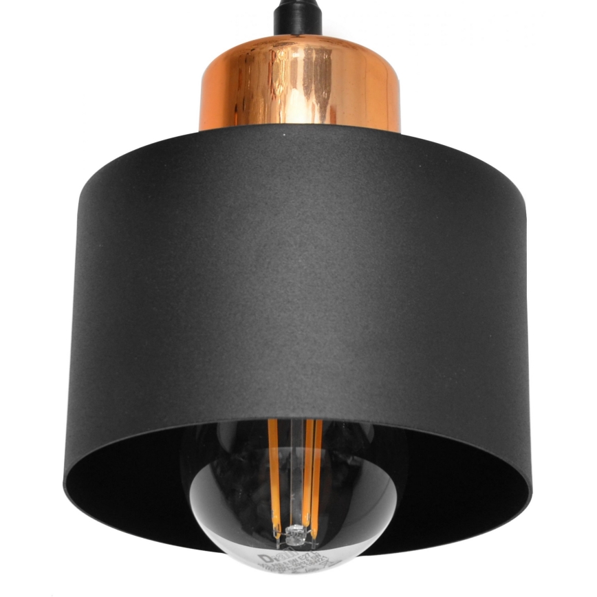 Luster na sajli EDISON 3xE27/15W/230V