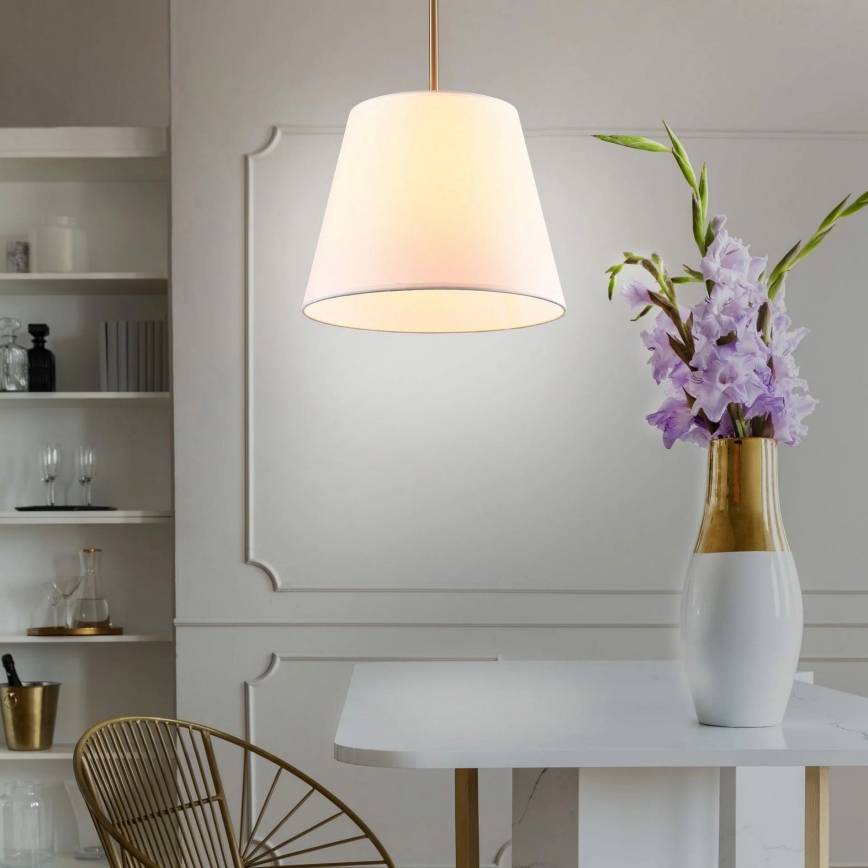 Luster na sajli ELENA 1xE27/20W/230V bela