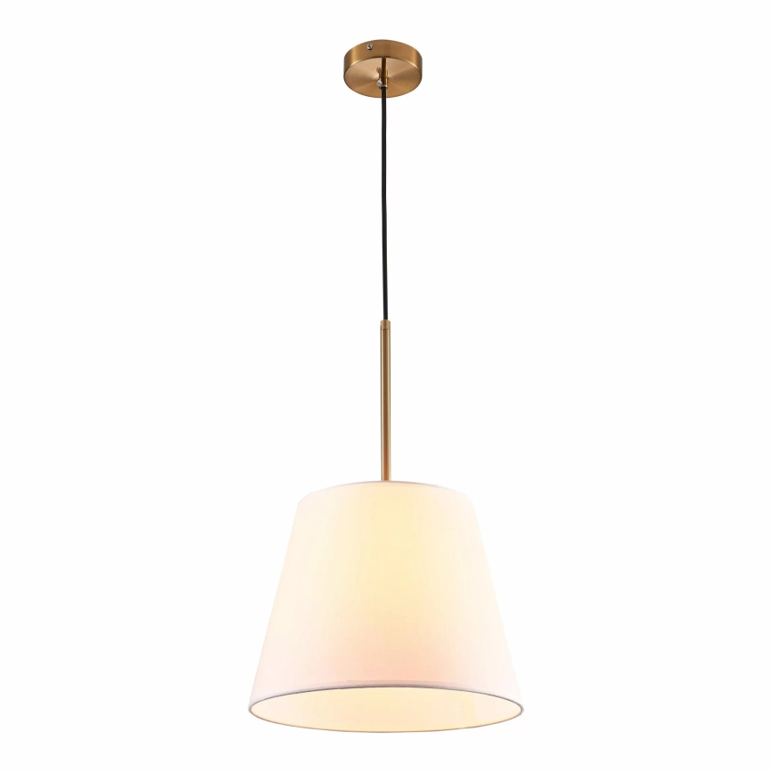 Luster na sajli ELENA 1xE27/20W/230V bela