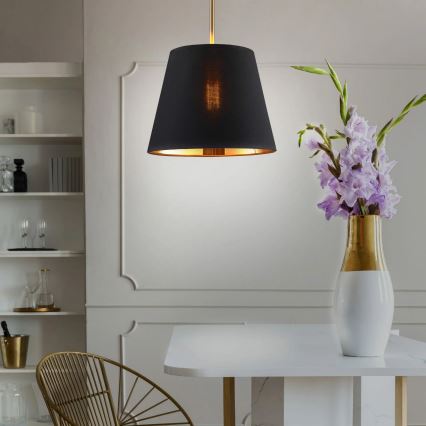 Luster na sajli ELENA 1xE27/20W/230V crno
