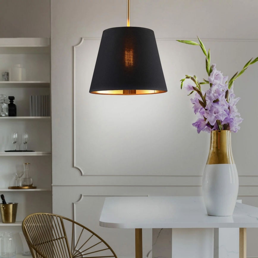 Luster na sajli ELENA 1xE27/20W/230V crno