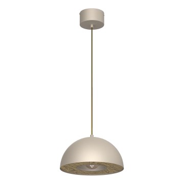 Luster na sajli ELGUND 1xE27/15W/230V pr. 28,5 cm bež