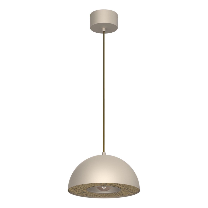 Luster na sajli ELGUND 1xE27/15W/230V pr. 28,5 cm bež