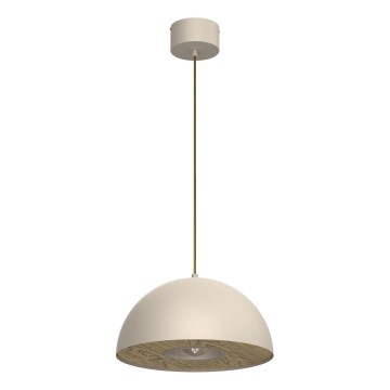 Luster na sajli ELGUND 1xE27/15W/230V pr. 35 cm bež