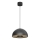 Luster na sajli ELGUND 1xE27/15W/230V pr. 35 cm crno