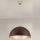Luster na sajli ELIANO 1xE27/60W/230V pr. 50 cm braon/zlatna