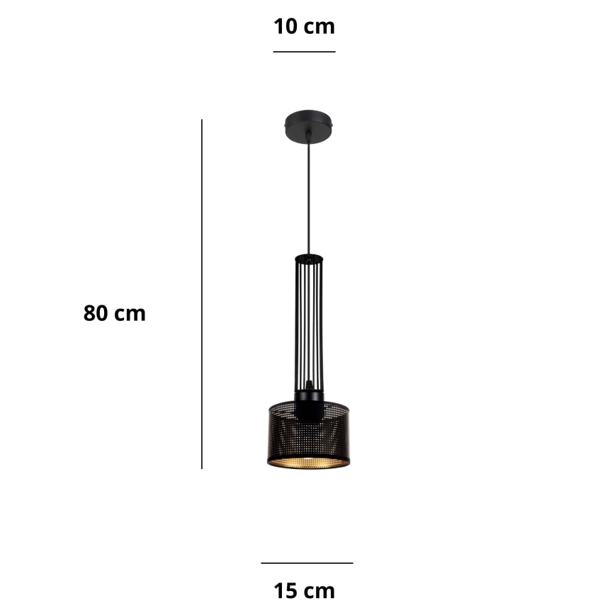 Luster na sajli ELIS 1xE27/60W/230V pr. 15 cm