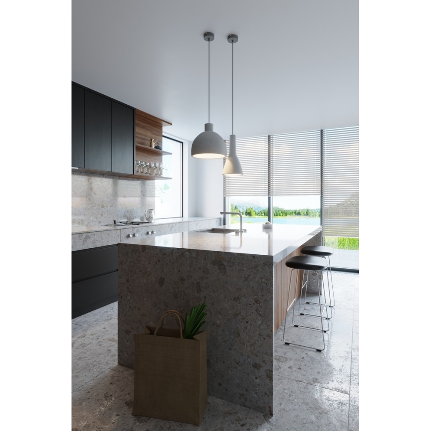 Luster na sajli EMPOLI 1xE27/15W/230V bela