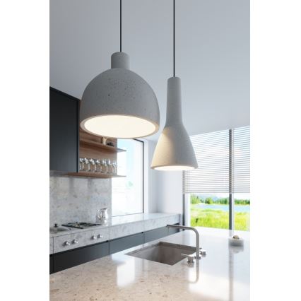 Luster na sajli EMPOLI 1xE27/15W/230V bela