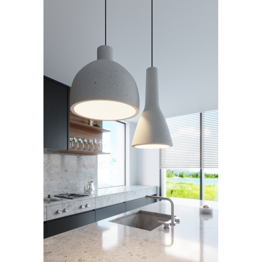 Luster na sajli EMPOLI 1xE27/15W/230V bela