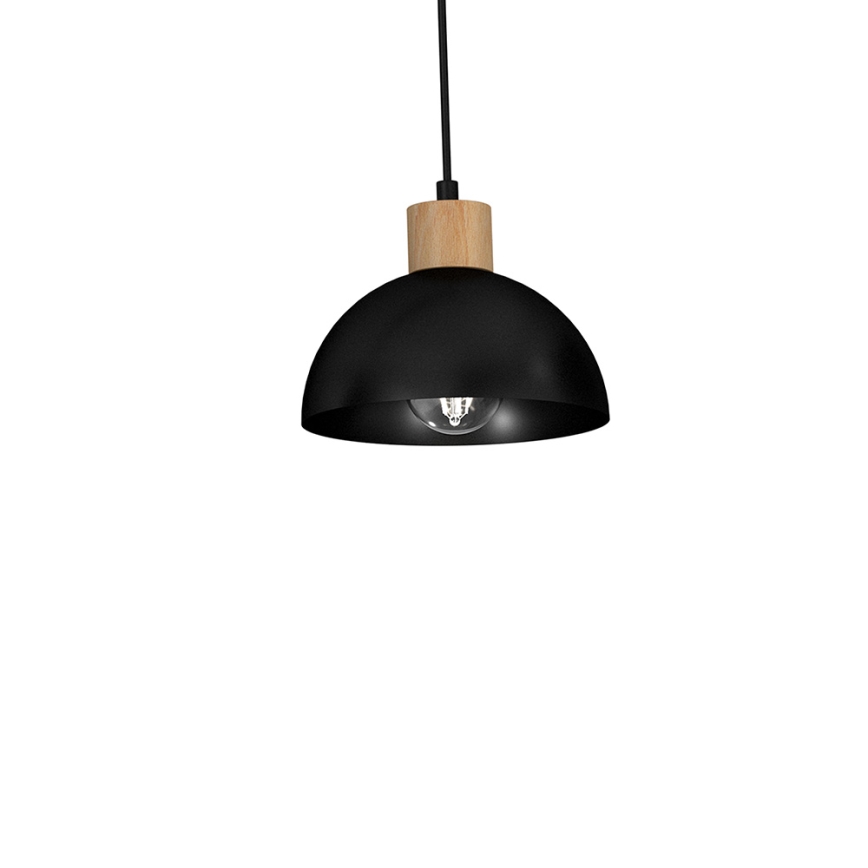 Luster na sajli ERIK 3xE27/60W/230V bež/crno