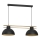 Luster na sajli ESTATE 2xE27/15W/230V crno