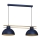 Luster na sajli ESTATE 2xE27/15W/230V plava