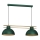 Luster na sajli ESTATE 2xE27/15W/230V zelena