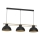 Luster na sajli ESTATE 3xE27/15W/230V crno