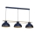 Luster na sajli ESTATE 3xE27/15W/230V plava