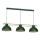 Luster na sajli ESTATE 3xE27/15W/230V zelena