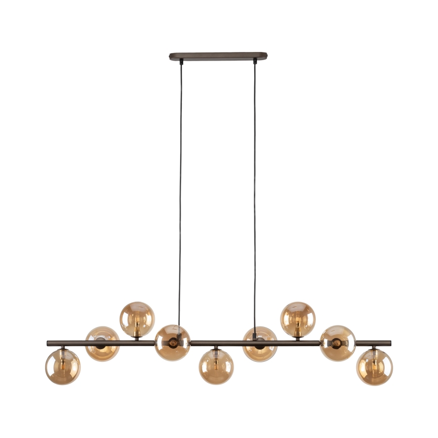 Luster na sajli ESTERA 9xG9/6W/230V braon/dimno bež