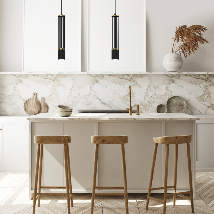Luster na sajli ESTILO 1xGU10/40W/230V crno