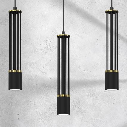 Luster na sajli ESTILO 3xGU10/40W/230V crno