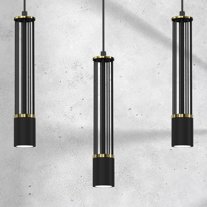 Luster na sajli ESTILO 3xGU10/40W/230V crno