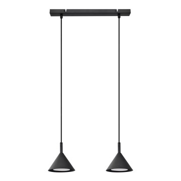 Luster na sajli ETNA 2xGX53/15W/230V crne boje