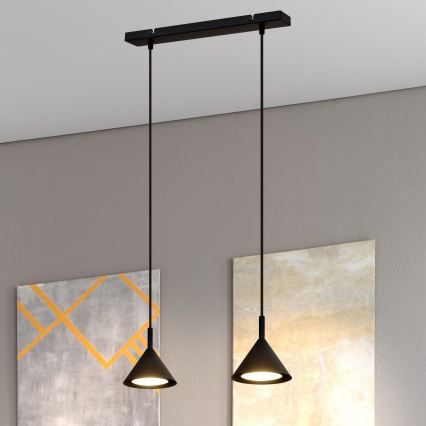 Luster na sajli ETNA 2xGX53/15W/230V crno