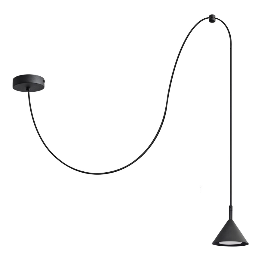 Luster na sajli ETNA LONG 1xGX53/15W/230V crno