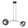 Luster na sajli EUFORIA 2xE27/15W/230V crno