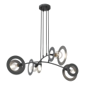Luster na sajli EUFORIA 4xE27/15W/230V crno