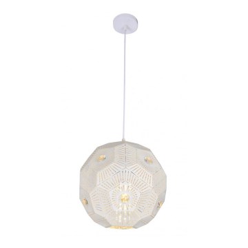 Luster na sajli EUPHORIA 1xE27/40W/230V bela